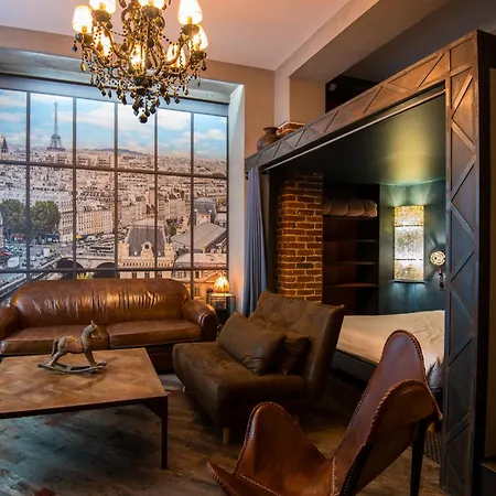 Luxury Industrial With Private Hammam At Montparnasse * Paryż