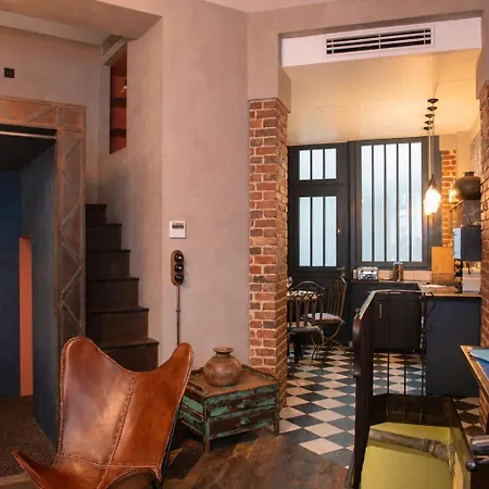 Apartament Luxury Industrial With Private Hammam At Montparnasse